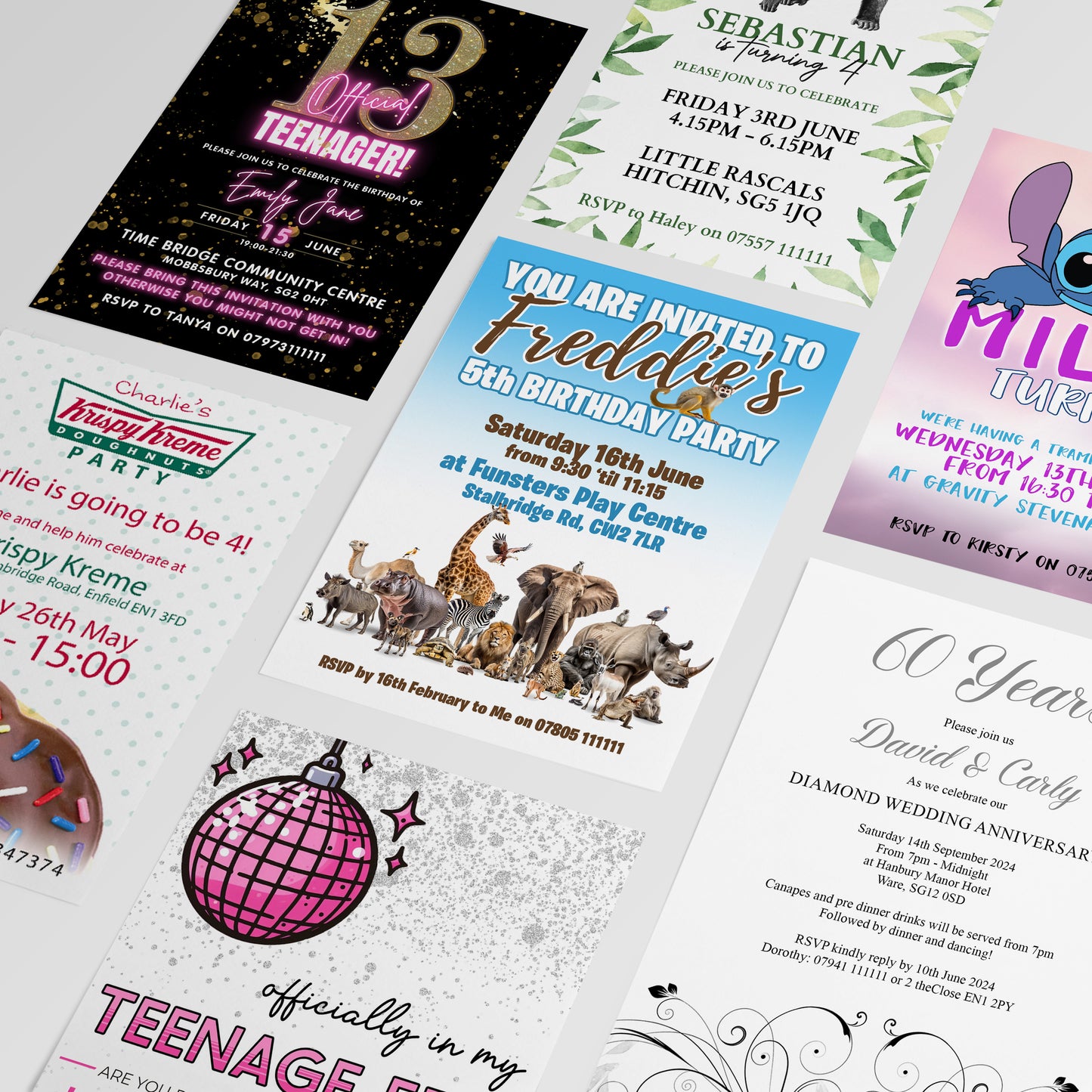 Personalised Invites