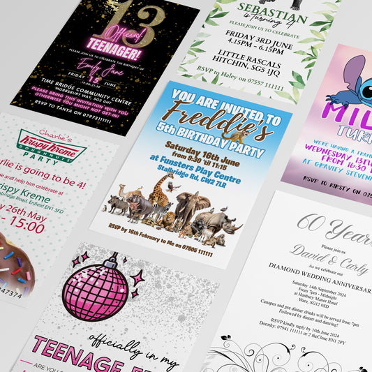 Personalised Invites