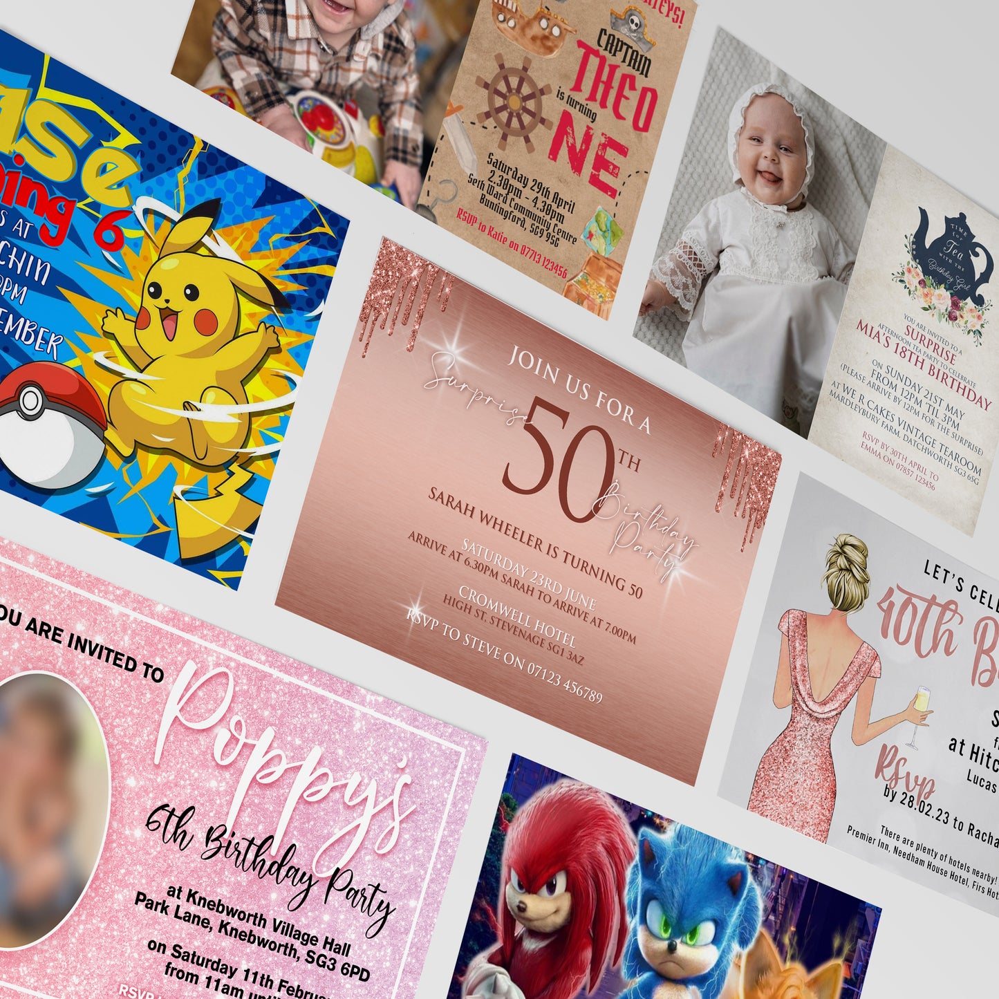 Personalised Invites