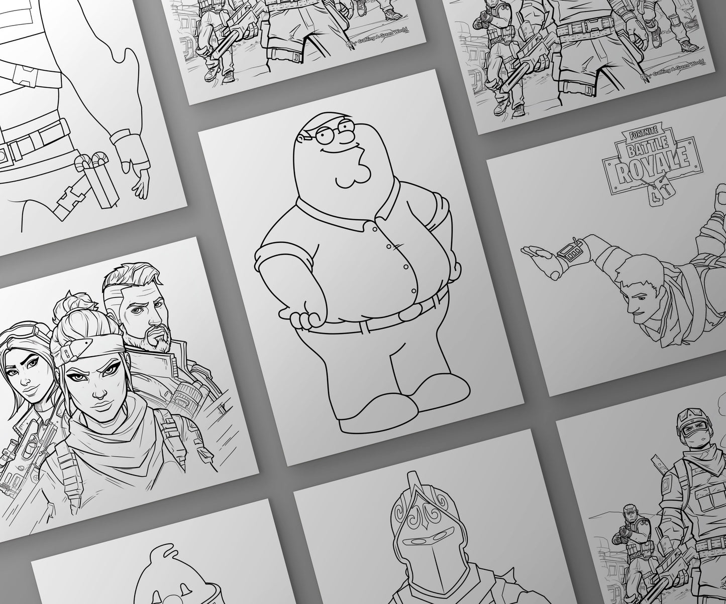 Personalised Colouring Sheets