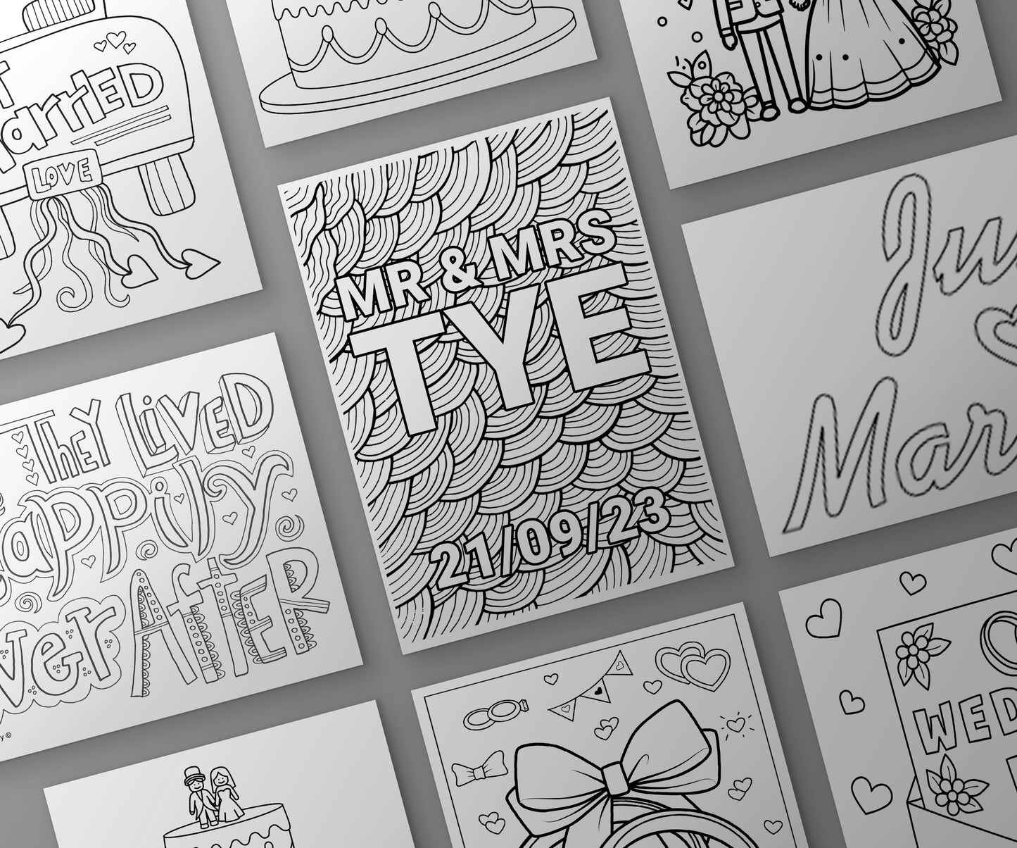 Personalised Colouring Sheets