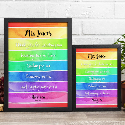 Teacher's Print - Rainbow