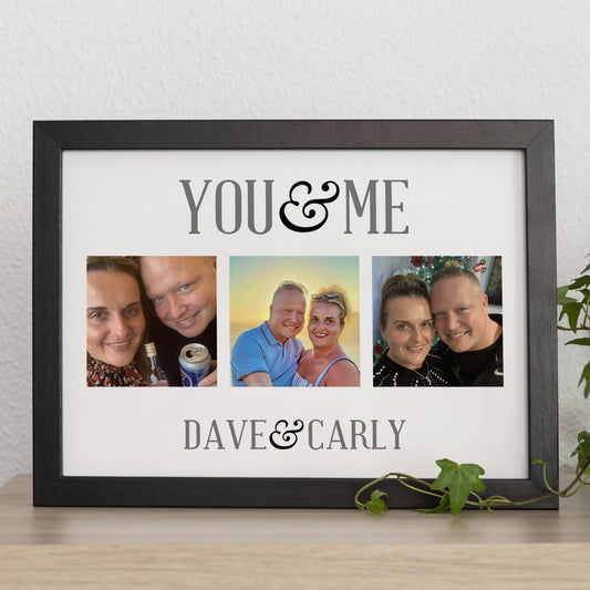 You & Me 3 Photos Print