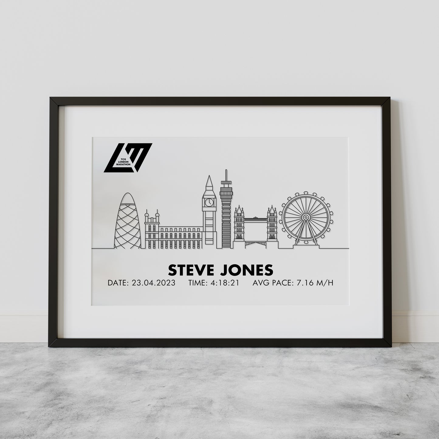 London Marathon Prints