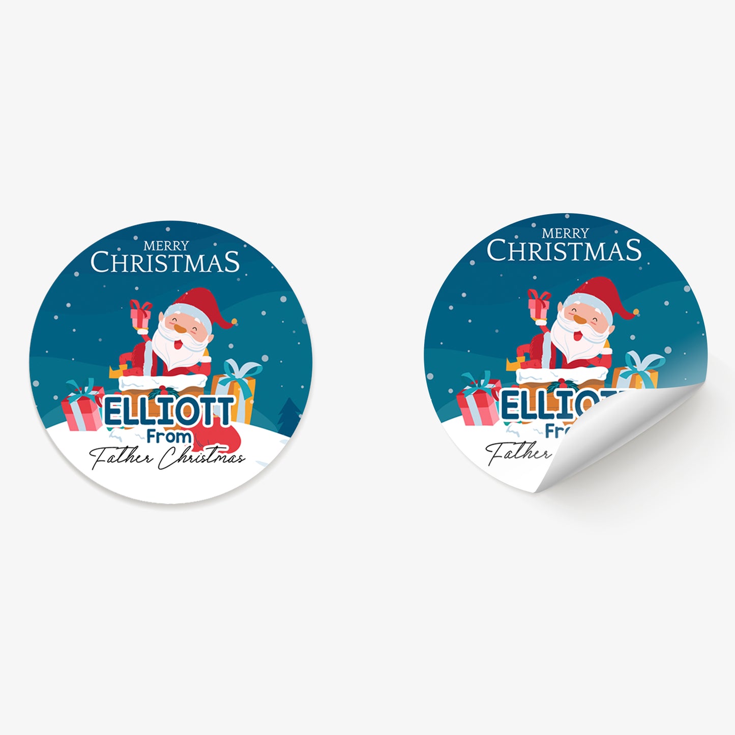 Personalised Christmas Stickers