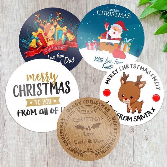 Personalised Christmas Stickers